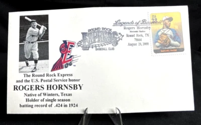 Satchel Paige  ~ Legends of Baseball First Day Issue Covers 33c USA MH - Image 1 of 3