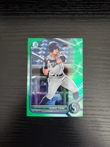 Harry Ford - 2022 Bowman Draft Chrome Prospect BDC-137 - RIFRATTORE VERDE /99 - Foto 1 di 2