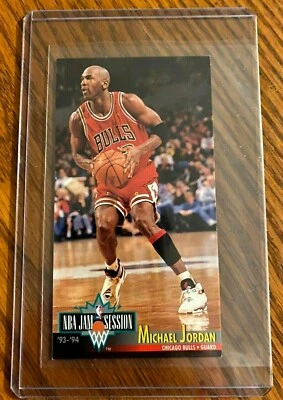🔥🏀1993-94 Fleer NBA Jam Session #33 Michael Jordan HOF Chicago Bulls - HOT! - Image 1 of 2