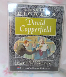 Charles Dickens David Copperfield 2-Tape Audio Book Paul Scofield Good Working - Picture 1 of 7