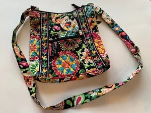 Vera Bradley x Disney Parks Midnight w/ Mickey Quilts Hipster Crossbody Zippered - Picture 1 of 17
