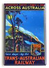 Australia Railway FRIGO AIMANT affiche de voyage train