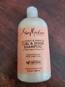 Shampoo Karitè Idratante Cocco e Hibiscus Curl & Shine 13 Fl Oz - Foto 1 di 3