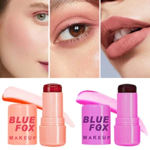 3-in-1 Cheek Blush Stick Lip Tinted Eyes Cheek Lips Brighten Cream Water-resista - Picture 1 of 21