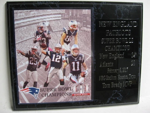 New England Patriots Super Bowl 51 LI Champions plaque - new lower pricing !! Cover