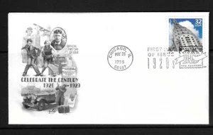 USA  SC # 3184j Art Deco Chrysler Building-Celebrate The Century- FDC . Artcraft - Picture 1 of 1