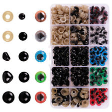  390 Pcs Safety Eyes and Noses for Crochet Bear Toy Triangle