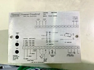 Spang 1PH Amplificatore di controllo di potenza tipo: E65240010, 0-600V, monofase, 2 SCR - Foto 1 di 7