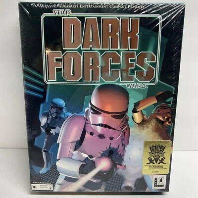 Dark Forces Lucas Arts (1994 PC BIG Box CD-ROM) RARE VINTAGE STILL SEALED! - Image 1 of 4