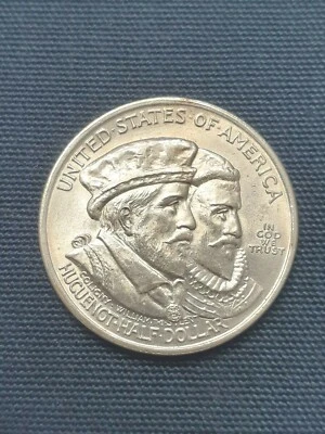 1924  50 CENTS HUGUENOT - WALLOON  COMMEMORATIVE - Image 1 of 2