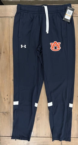 Under Armour Auburn Tigers Cold gear Sweatpants Womans Medium Navy Cover
