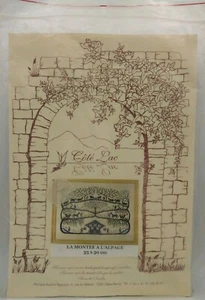 NEW LA MONTEE A L'ALPAGE Crewel Kit 33 x 50 cm Cote Lac Needlework - Picture 1 of 8