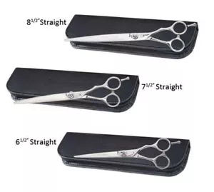 Dog Grooming Shears 5200 Series Straight Stainless Steel Scissors Choose Size - Picture 1 of 11