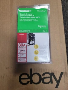 Disyuntor Square D HOM230GFIC 30 amperios 2 polos GFCI envío el mismo día! - Imagen 1 de 2