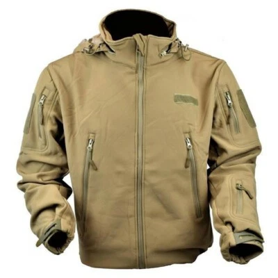 JS-TACTICAL JW-BR GIACCA SOFTAIR SOFTSHELL SHARK SKIN COYOTE ANTI-VENTO ACQUA