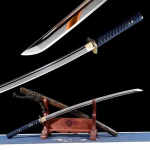 Japanisches Schwert Samurai Katana handgeschmiedet variiert scharf 1095 High Carbon Stahl Klinge - Bild 1 von 10