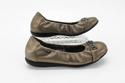 Zapatos para mujer Mephisto Allison talla 9,5 marrón metálico ballet planos repropiados vq Foto 1 de 4