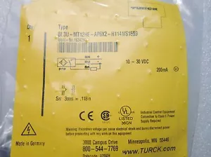 BI3U-M12-AP6-H1141 TURCK SCHWEISSSCHUTZ NÄHERUNGSINDUKTIVER SENSOR - Bild 1 von 2