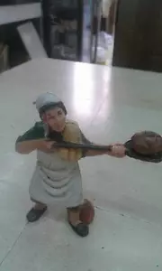 1 pastore 10 cm fornaio pane pastori speciali special shepherds crib plastic - Imagen 1 de 1