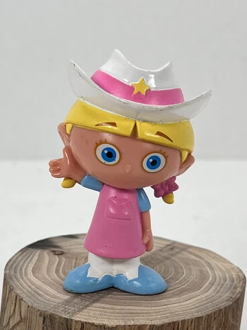2007 Disney LITTLE EINSTEINS Pat Pat Rocket ANNIE FIGURE w/ Cowgirl Sheriff Hat Cover