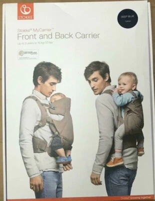 Stokke MyCarrier передняя и задняя переноска, темно-синий - Изображение 1 из 4