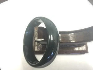100% Pure Natural Hand-carved Chinese Jade bangle Bracelet Green with Free Gifts - Picture 1 of 12