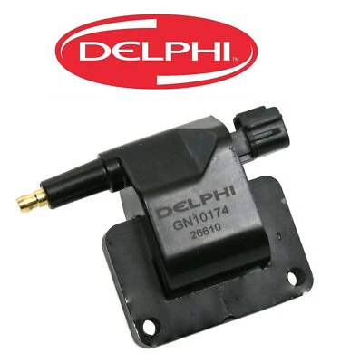 Bobina de encendido Delphi para Dodge B1500 Ram 3500 Dakota Jeep Cherokee Wrangler Foto 1 de 3