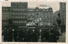 Photo WWII German Wehrmacht Brussels Belgium Hotel Pol, Cosmopolite, Royal E1.4