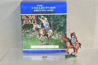 COLLECTORS SHOWCASE CS00736 ROME 43AD ROMAN MOUNTED SOLDIER with EAGLE ppg - Image 1 of 4