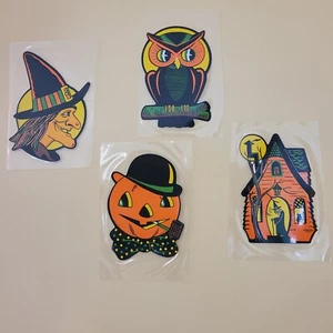 Retro Laminated Beistle Halloween Cutouts - Picture 1 of 7