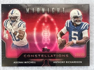 Fútbol americano medianoche Topps 2024 #C-9 Constellations Richardson/Mitchell #'d/99 - Imagen 1 de 2