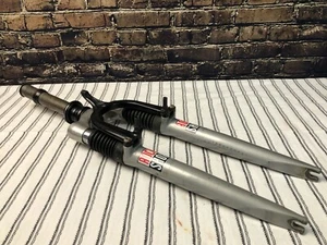 Rock Shox 1 1/8" x 7 1/4 MTB 26 inch Suspension Fork Old School w/Headset - Picture 1 of 10