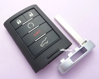 Fabricante de equipos originales CADILLAC SRX Proxy inteligente entrada sin llave mando a distancia llavero Foto 1 de 4