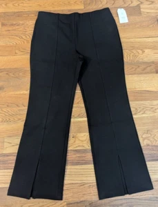 Time And Tru High Rise Flare Ponte Dress Pant With Front Slits XXL (20) Reg NWT - Picture 1 of 9