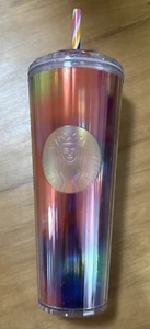 Starbucks Kaleidoscope Rainbow Pride Tumbler Venti 24 oz NEW Limited Edition - Picture 1 of 5