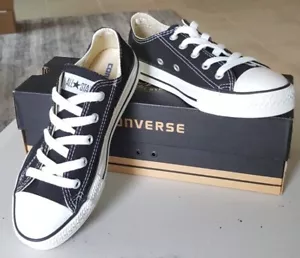 CONVERSE All Star Chuck Taylor Low Top Black youth 3J235 Kids Canvas Shoes - Picture 1 of 4