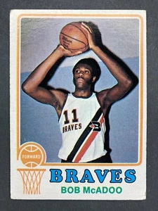 1973-74 Topps #135 Bob McAdoo RC (Buffalo Braves) ROOKIE! HOF! UNC! - Picture 1 of 2