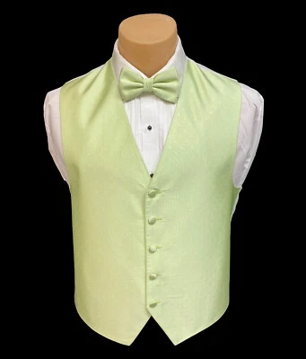 Men's Lauren Ralph Lauren Honeydew Green Tuxedo Vest with Choice of Tie - Image 1 of 4