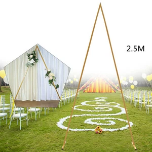 8FT Wedding Arch Backdrop Stand Metal Wedding Archway Ceremony Party Frame Decor - Picture 1 of 11