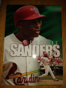 Reggie Sanders St. Louis Cardinals Baseballkarte Christian Family Day 2004 - Bild 1 von 2