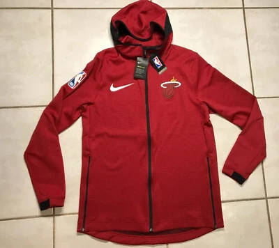 NWT NIKE THERMA FLEX Miami Heat NBA Hoodie Jacket   Men's XL - Image 1 of 4