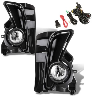 For 2017 2018 2019 Toyota Highlander Fog Lights Bumper Lamps w/Wiring+Switch Kit - Imagem 1 de 4