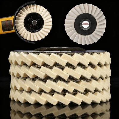 4x 8x 12x Polierfächerscheibe Polierscheibe Winkelschleifer Fächerscheibe 125mm - Bild 1 von 4