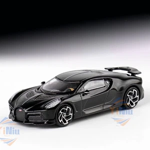 Bugatti La Voiture Noire 1/64 Diecast - Black Alloy Luxury Hypercar Collectible - Bild 1 von 13