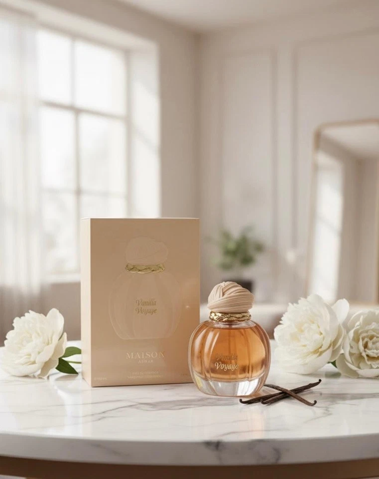Maison Asrar Vanilla Voyage 100ml Long-Lasting Vanilla Perfume - Image 1 of 4