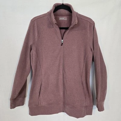 Hi-Tec Women's Super Cozy Full Zip Tech Fleece Dusty Pink Size L New Without Tag - Image 1 of 4
