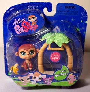 Mono LPS Littlest Pet Shop ojos realistas deportivos #655 nuevo en caja - Imagen 1 de 11