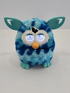 Furby BOOM Blue Aqua Waves Hasbro Interactive Electronic Talking Toy Works Great - Picture 1 of 10