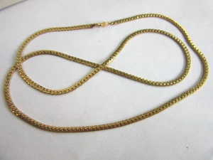 Speidel 10kt gold filled herringbone chain necklace- 24" long - Picture 1 of 6
