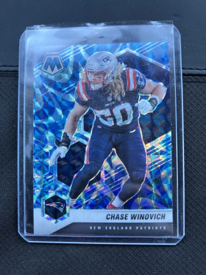 2021 Panini Mosaic - Chase Winovich #141 Reactive Blue Mosaic Prizm - Image 1 of 2